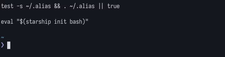 screenshot-of-the-terminal-after-installing-starship-for-bash طرق سهلة لتخصيص موجه الأوامر في Linux لتحسين الإنتاجية
