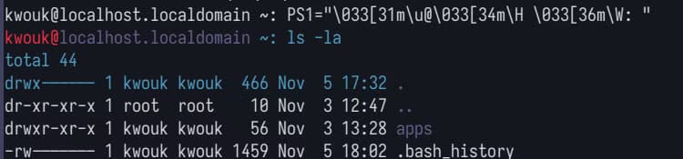 screenshot-showing-an-example-of-ansi-color-codes-in-the-bash-prompt طرق سهلة لتخصيص موجه الأوامر في Linux لتحسين الإنتاجية