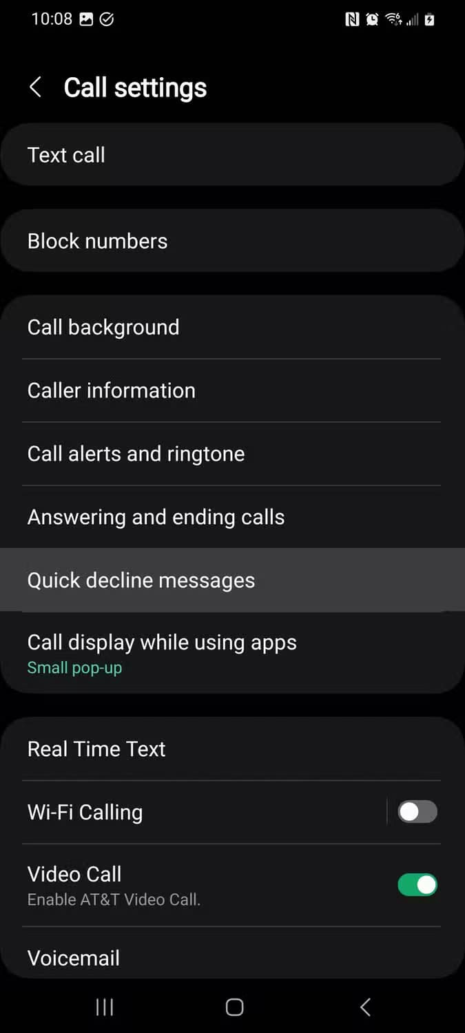 screenshot_20241115_100818_call-settings تخصيص رسائل الرد السريع على المكالمات في هواتف Samsung بسهولة