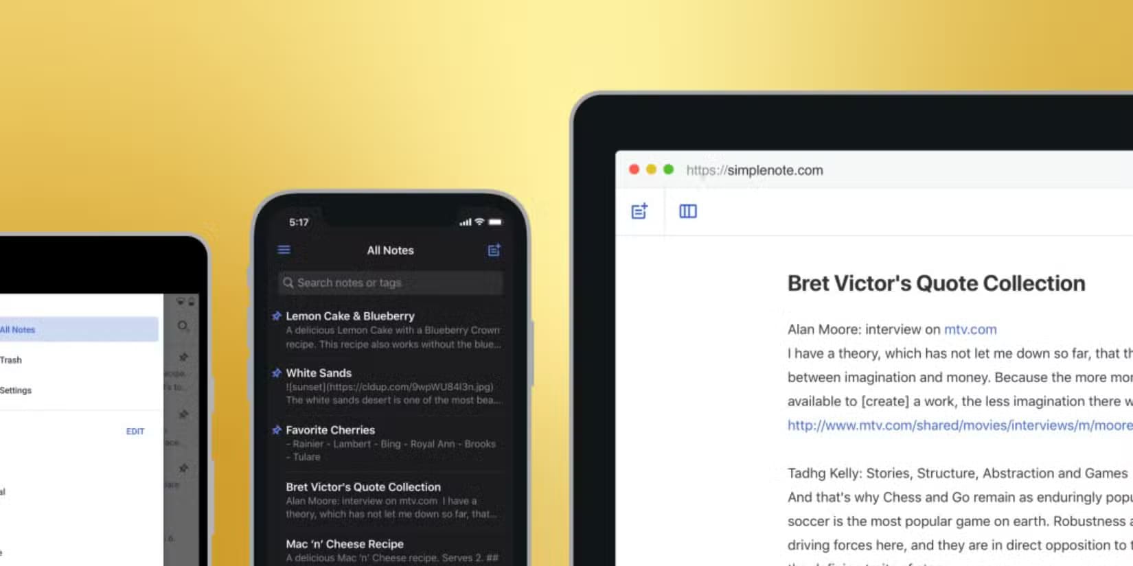 simplenote-app-1 أفضل تطبيق لتدوين الملاحظات: لماذا يتفوق UpNote بعد تجربة 6 تطبيقات أخرى