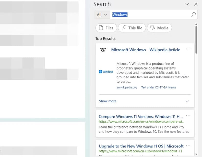 smart-look-results-microsoft-word أهم 8 ميزات في Microsoft Word يجب أن تعرفها لتحسين تجربتك