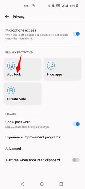 1-android-app-lock أسهل طرق قفل وإخفاء التطبيقات على هواتف Android