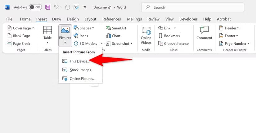 10-word-import-picture طرق سهلة لتغيير حجم الصور على Windows 11
