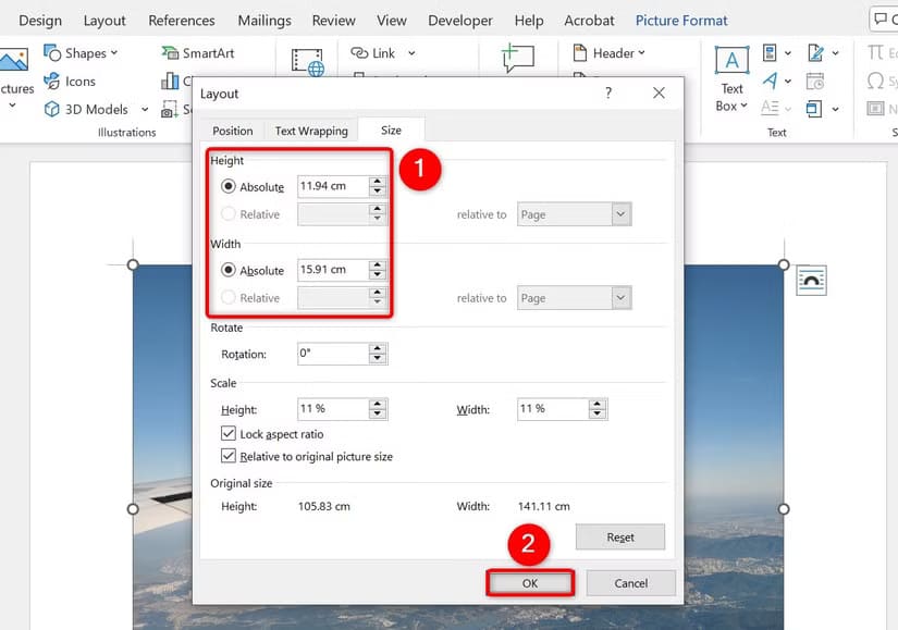 11-word-resize-image طرق سهلة لتغيير حجم الصور على Windows 11