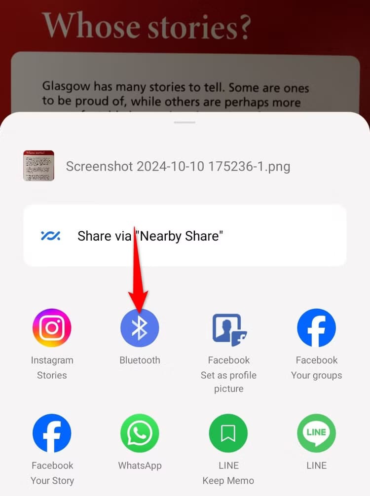 12-share-files-via-bluetooth مشاركة الملفات عبر البلوتوث على Windows 11 بخطوات بسيطة وسهلة