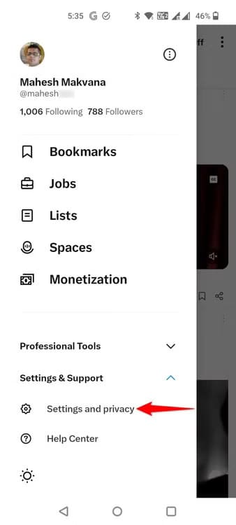 14-grok-mobile-settings طريقة إلغاء الاشتراك في استخدام بياناتك لتدريب نماذج الذكاء الاصطناعي