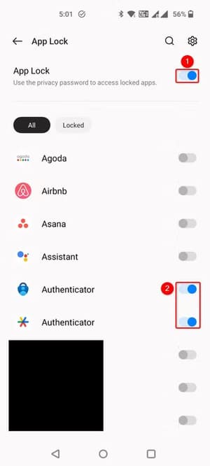 2-android-lock-apps أسهل طرق قفل وإخفاء التطبيقات على هواتف Android