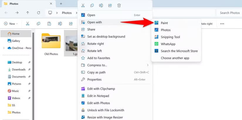4-paint-launch-image طرق سهلة لتغيير حجم الصور على Windows 11
