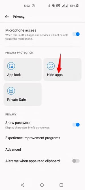 5-android-hide-app أسهل طرق قفل وإخفاء التطبيقات على هواتف Android