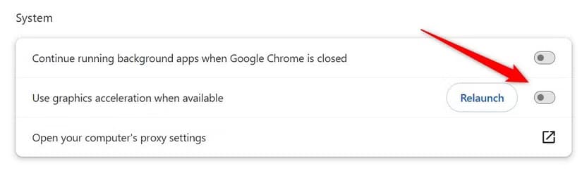 9-disabling-graphics-acceleration-in-chrome إعدادات Chrome التي يفضل تعطيلها لتحسين الأداء والخصوصية
