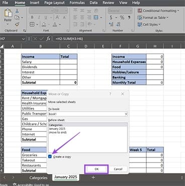 Create-a-Monthly-Budget-Tracker-in-Excel-Manually-13 خطوات بسيطة لإنشاء متتبع ميزانية شهرية باستخدام Excel