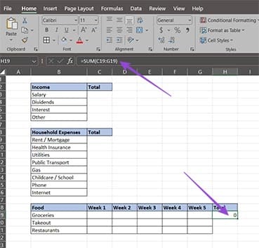 Create-a-Monthly-Budget-Tracker-in-Excel-Manually-5 خطوات بسيطة لإنشاء متتبع ميزانية شهرية باستخدام Excel