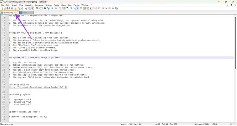 How-to-Disable-the-Pin-Tab-in-Notepad-1 تعطيل ميزة Pin Tabs في Notepad++ بسهولة خطوة بخطوة