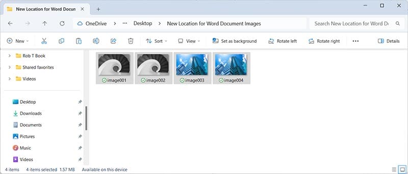 Moving-Your-Extracted-Images-to-a-New-Location-2 كيفية استخراج جميع الصور من مستند Word بسهولة وبخطوات سريعة