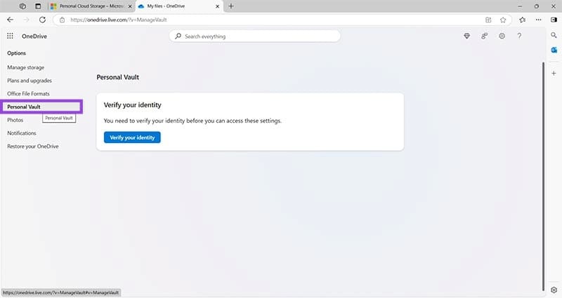 Set-Up-and-Disable-Personal-Vault-in-OneDrive-by-Emptying-and-Signing-Out-8 كيفية إدارة Personal Vault في OneDrive وتسجيل الخروج منه لتوفير المساحة