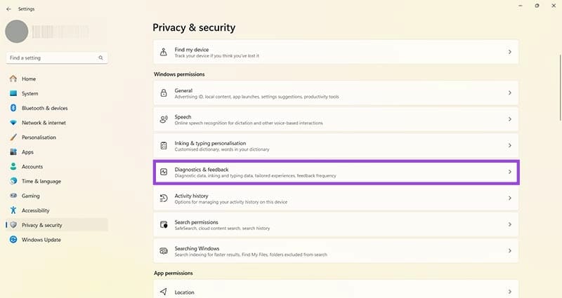Stop-Sending-Operational-Data-3 خمس طرق لمنع Windows 11 من جمع البيانات الشخصية