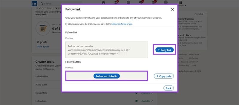 The-Creator-Tool-Breakdown-1 لماذا لا يمكنك تنشيط وضع المنشئ على LinkedIn وما البدائل المتاحة لك