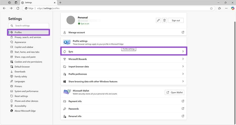 Turn-Off-Edges-Saved-Data-2 خمس طرق لمنع Windows 11 من جمع البيانات الشخصية