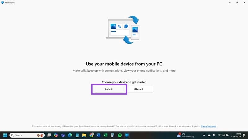 Use-Phone-Link-2 كيفية ربط جهاز Android بنظام Windows 11 بطرق سهلة وسريعة
