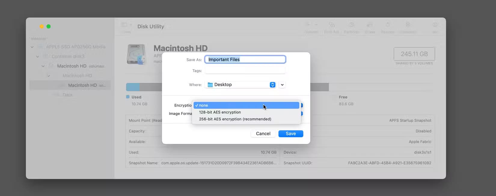 add-a-password-in-disk-utility أفضل الطرق لإخفاء وتأمين ملفاتك على جهاز Mac