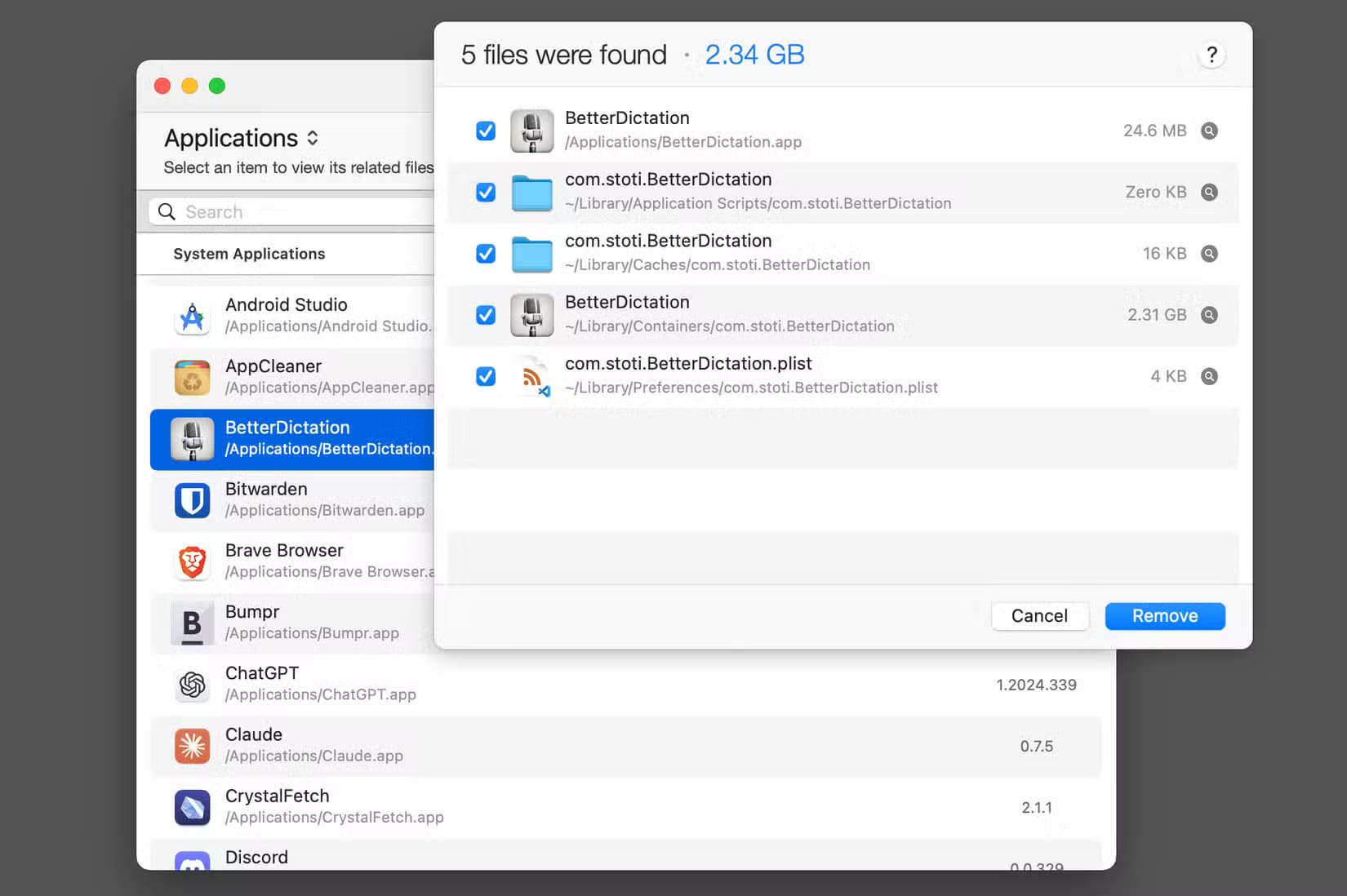 appcleaner أفضل 10 تطبيقات أساسية لتثبيتها على جهاز Mac الجديد