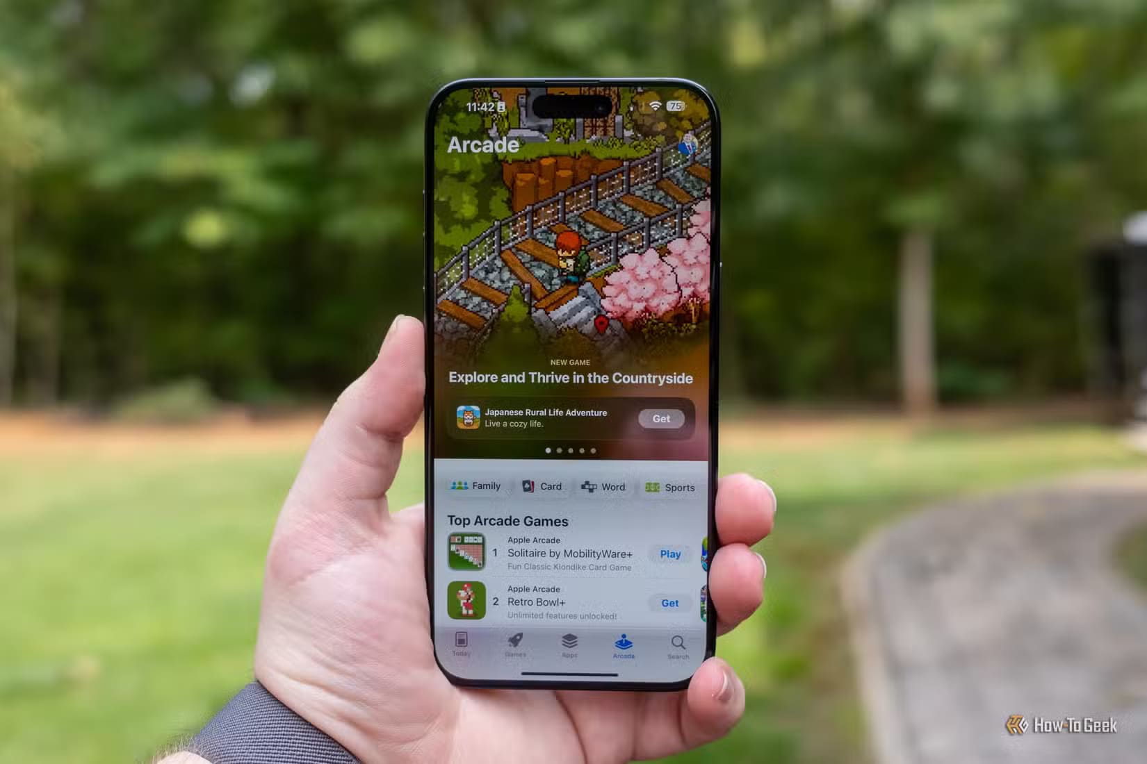 apple-arcade-running-on-the-apple-iphone-15-pro-max لماذا لا أختار شراء هاتف للألعاب رغم الخيارات المتاحة