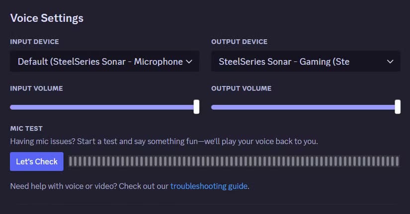 audio-settings-1 حلول فعّالة لإصلاح مشاكل البث على Discord بسهولة