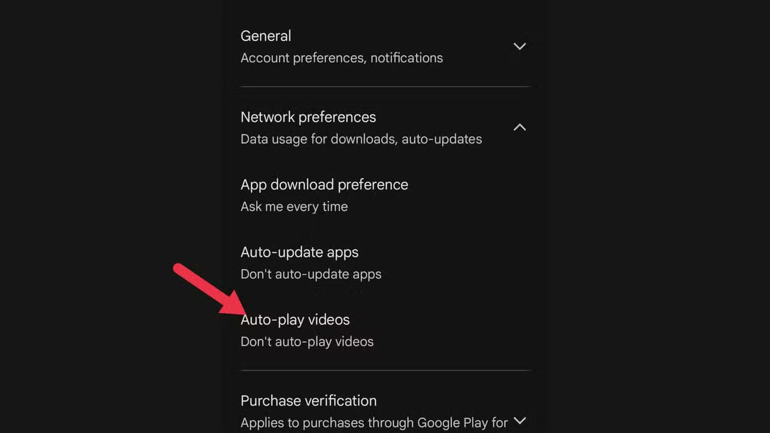 auto-play-videos-step-4 10 إعدادات على أندرويد يجب تعطيلها دائمًا لحماية الخصوصية وتحسين الأداء