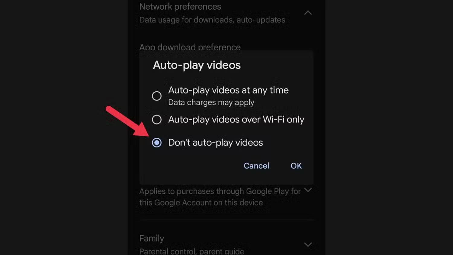 auto-play-videos-step-5 10 إعدادات على أندرويد يجب تعطيلها دائمًا لحماية الخصوصية وتحسين الأداء