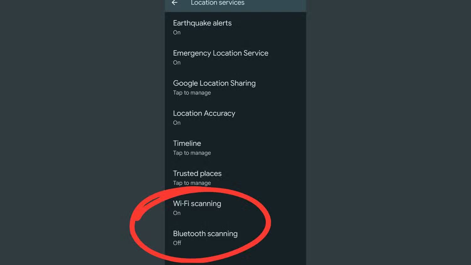 auto-scanning-step-3 10 إعدادات على أندرويد يجب تعطيلها دائمًا لحماية الخصوصية وتحسين الأداء
