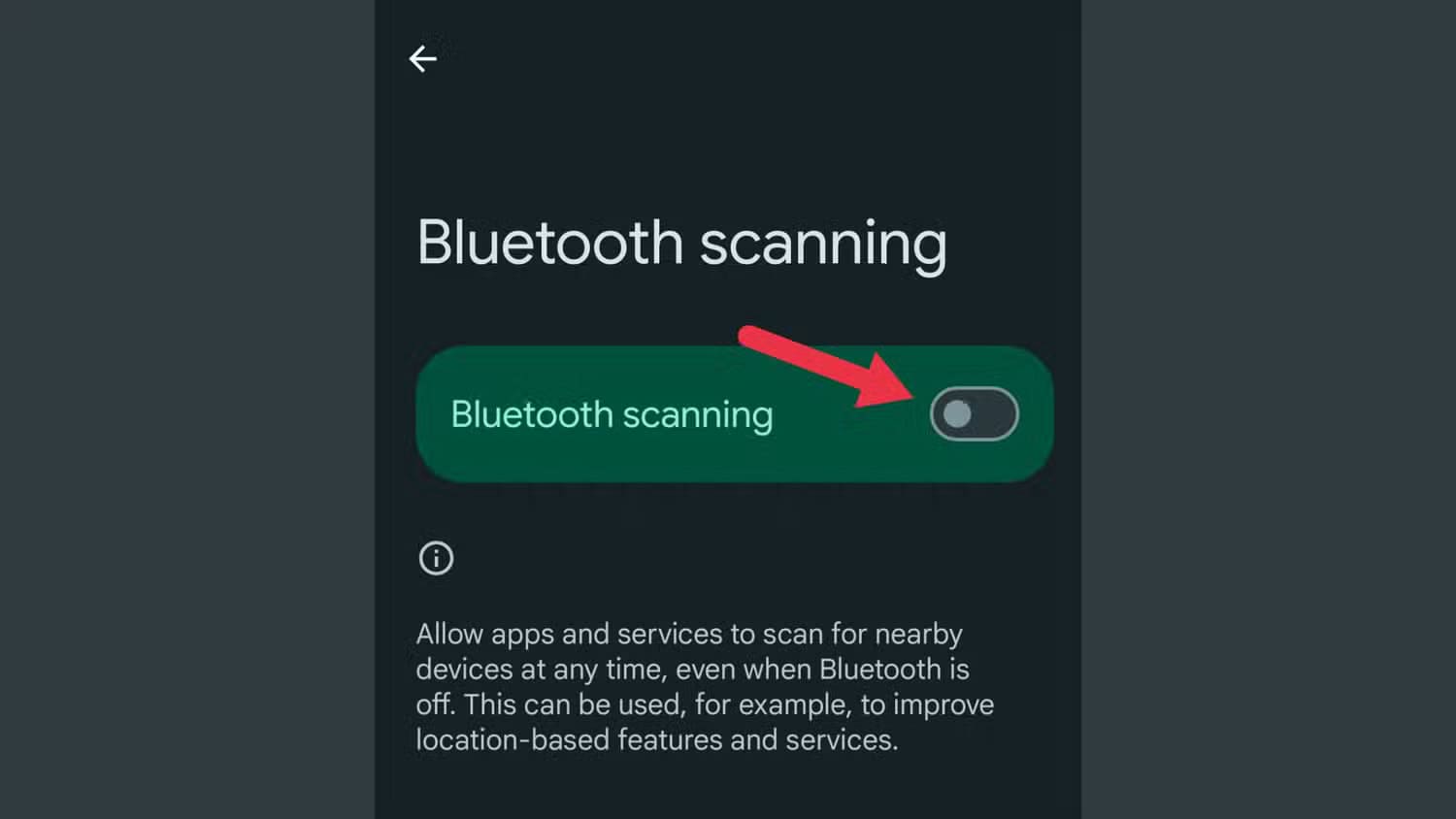 auto-scanning-step-5 10 إعدادات على أندرويد يجب تعطيلها دائمًا لحماية الخصوصية وتحسين الأداء
