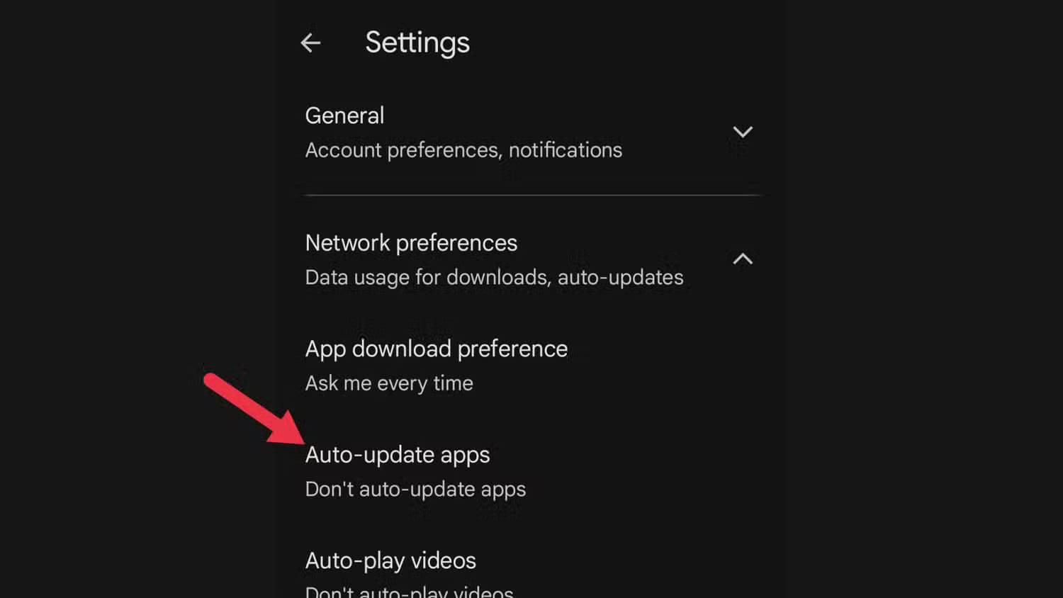 automatic-app-updates-step-4-2 10 إعدادات على أندرويد يجب تعطيلها دائمًا لحماية الخصوصية وتحسين الأداء