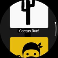 cactus-run-different-mini-games أفضل الألعاب التي يمكنك تشغيلها على ساعة Galaxy Watch لتجربة ممتعة