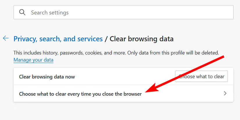 choose-what-to-clear-microsoft-edge 6 ميزات أمان في متصفح Microsoft Edge لا غنى عنها لحماية بياناتك