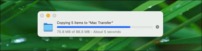 copy_progress_indicator الاختلافات الرئيسية بين Finder و Windows Explorer التي يجب على مستخدمي Mac معرفتها