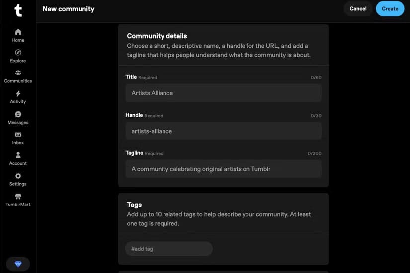 create-tumblr-community دليل شامل لفهم مجتمعات Tumblr والتفاعل معها