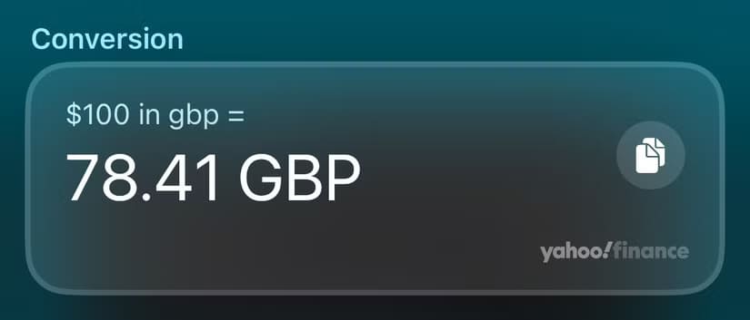 currency-conversion-in-spotlight-on-iphone 10 نصائح لتوفير الوقت عند استخدام iPhone ستجعل يومك أسهل