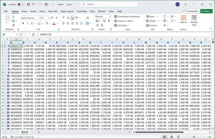 data-heavy-excel-spreadsheet Apple Numbers أم Microsoft Excel؟ اختيار الأفضل لاحتياجاتك