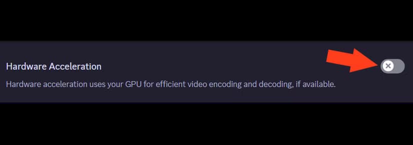 discord-hardware-acceleration-settings-3 حلول فعّالة لإصلاح مشاكل البث على Discord بسهولة