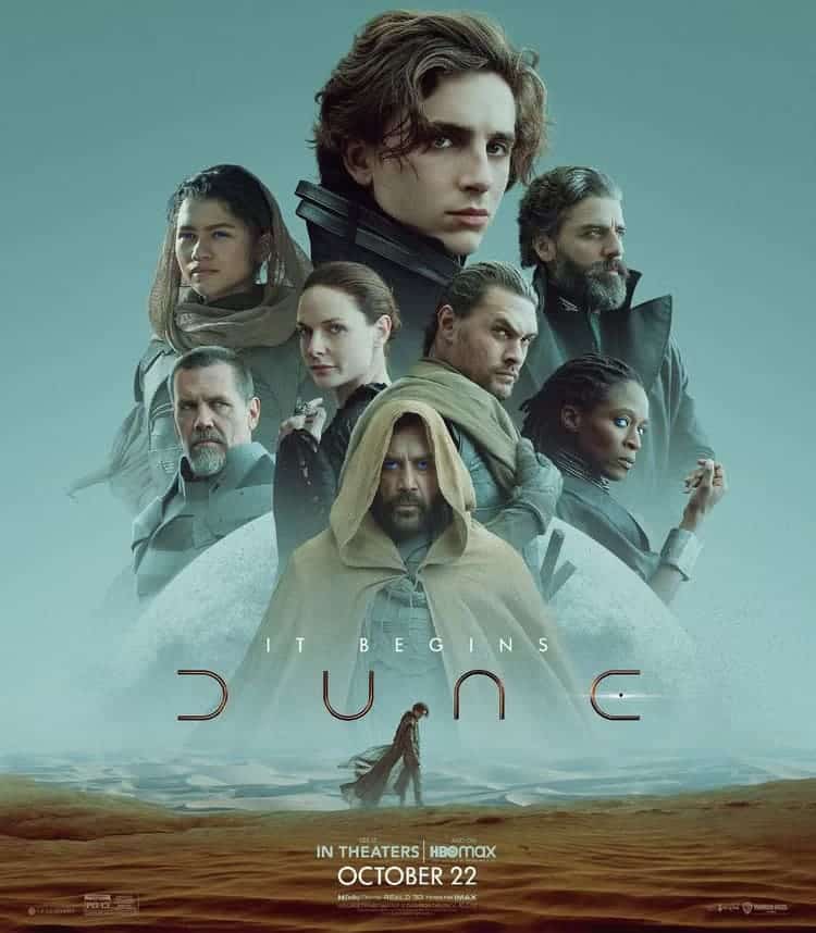 dune-movie-official-poster-vertical لماذا أفضّل قراءة الكتاب قبل مشاهدة الأفلام والعروض المقتبسة
