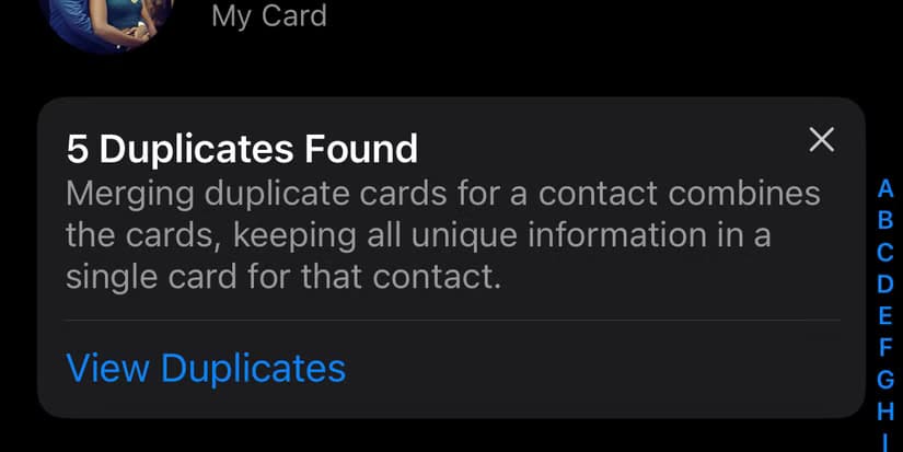 duplicate-contacts-found-iphone 5 تطبيقات لن أُثقل بها هاتفي iPhone أبدًا لأسباب مهمة