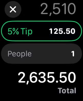 easily-split-bills-calculate-tips-on-iphone-apple-watch-11 أسهل طريقة لحساب الإكراميات وتقسيم الفواتير باستخدام iPhone وApple Watch