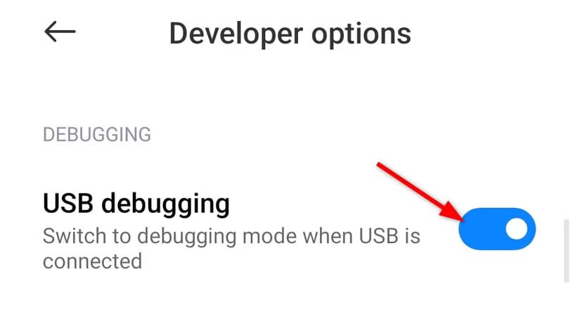 enabling-developer-option أفضل طريقة لعرض تطبيقات Android على جهاز كمبيوتر Windows بسهولة