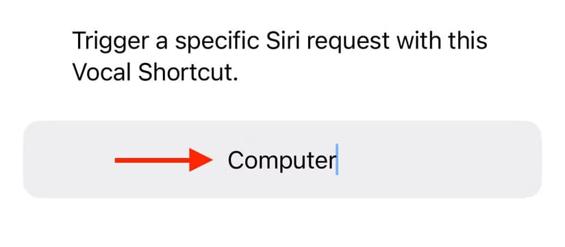 enter-phrase-for-vocal-shortcuts-in-iphone-accessibility-settings طرق مبتكرة للاستفادة من اختصارات الصوت على iPhone