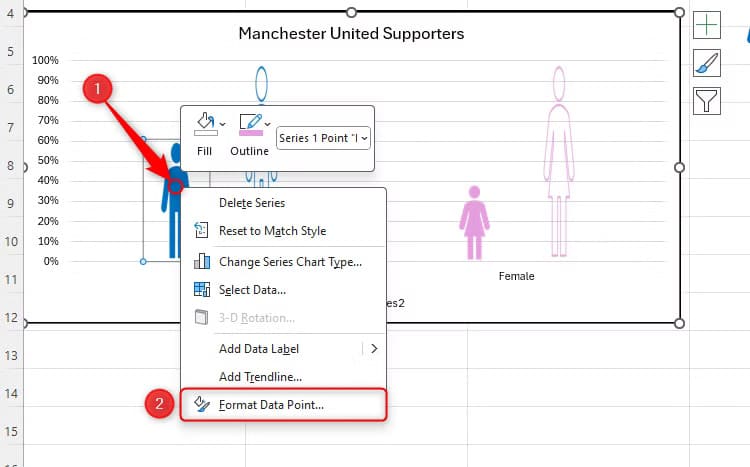 excel-s-format-data-point-option-in-the-right-click-menu-on-an-element-in-a-column-chart إضافة الصور والأيقونات إلى أعمدة المخططات في Excel بخطوات بسيطة