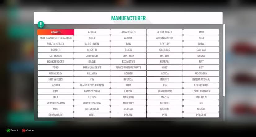 forza-horizon-4-manufacturers أسباب اختفاء ألعابك الرياضية والسباق المفضلة من المتاجر