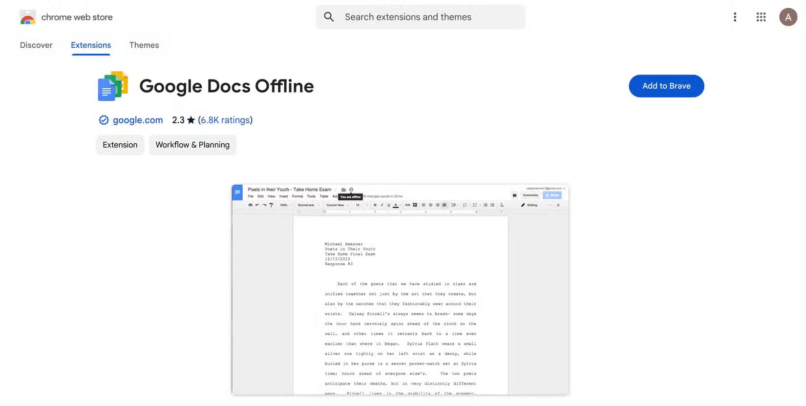 google-docs-offline-chrome-extension-on-the-chrome-web-store كيف تتفوق Apple Pages على Google Docs في 7 جوانب رئيسية