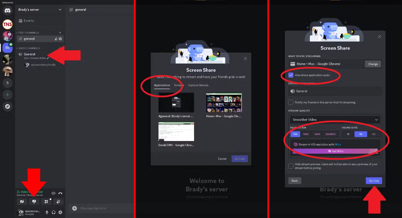 how-to-stream-max-on-discord طريقة بث محتوى Max على Discord بسهولة