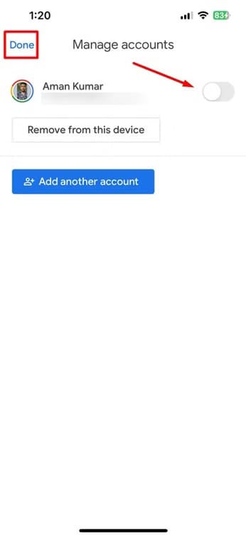 manage-accounts-toggle-disabled طرق فعالة لحل مشكلة عدم تلقي رسائل البريد الإلكتروني في Gmail