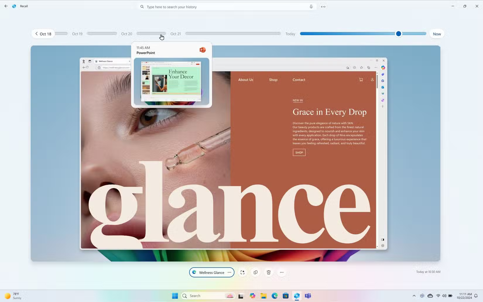 microsoft-windows-11-recall-timeline ميزة الترجمة الفورية أصبحت متاحة على نطاق أوسع لأجهزة Windows